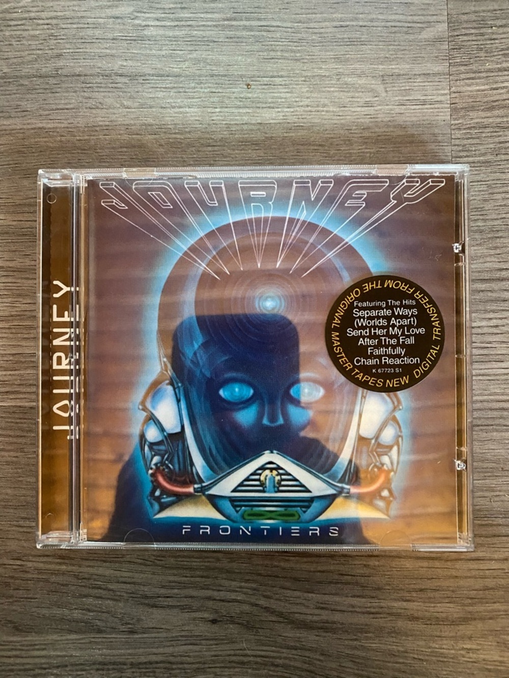 Journey Frontiers CD - Blue Album Cover